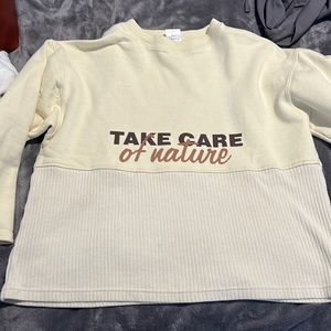 “Take Care of Nature” Sweatshirt custom